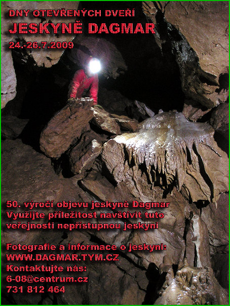 Navštivte jeskyni Dagmar a stránky ZO6-08